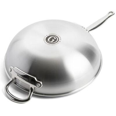 Green Pan Premiere 3-Schicht Edelstahl Wok - 30cm - Silber Green Pan Premiere 3-Schicht Edelstahl Wok - 30cm - Silber
