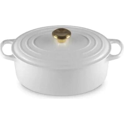 Le Creuset Weiße 29cm Gusseisen Ovalauflauf - Vielseitig, Langlebig, Handgefertigt Le Creuset Weiße 29cm Gusseisen Ovalauflauf - Vielseitig, Langlebig, Handgefertigt