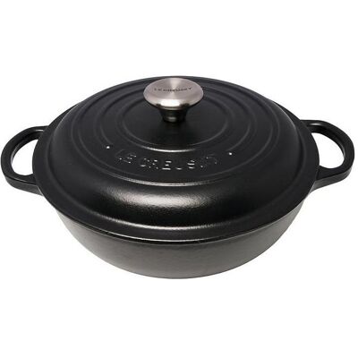Le Creuset Stew Pot Sig, Pfanne + Kochtopf, Schwarz Le Creuset Stew Pot Sig, Pfanne + Kochtopf, Schwarz
