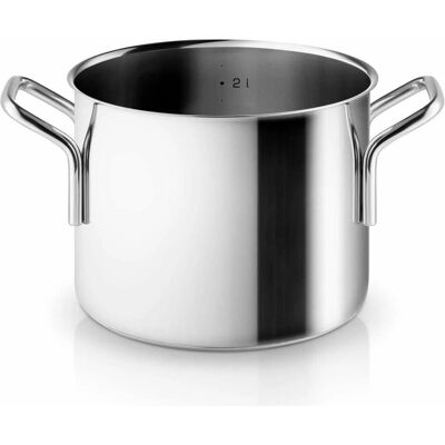 Eva Solo Stainless Steel 2.2 L, Pfanne + Kochtopf, Silber Eva Solo Stainless Steel 2.2 L, Pfanne + Kochtopf, Silber
