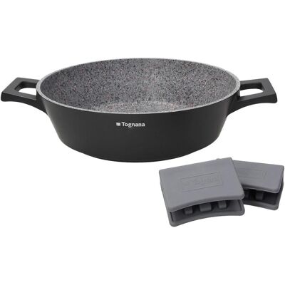 Tognana Ambizosa pan with 2 handles 32 cm aluminum black AUCEPan 2 HANDS CM 32 AMBICIOS AMBICIOS, Pfanne + Kochtopf, Schwarz Tognana Ambizosa pan with 2 handles 32 cm aluminum black AUCEPan 2 HANDS CM 32 AMBICIOS AMBICIOS, Pfanne + Kochtopf, Schwarz