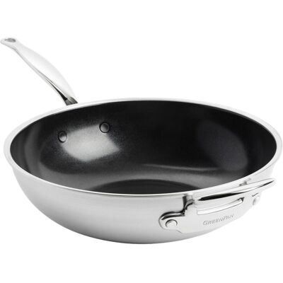 Green Pan Premiere 3-Schicht Edelstahl Wok - 30cm - Silber Green Pan Premiere 3-Schicht Edelstahl Wok - 30cm - Silber