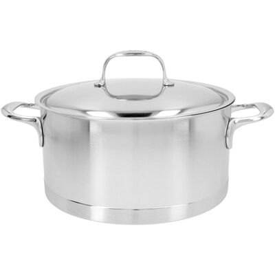 Demeyere ATLANTIS Kochtopf mit Deckel halbhoch 5.2lt, Pfanne + Kochtopf, Silber Demeyere ATLANTIS Kochtopf mit Deckel halbhoch 5.2lt, Pfanne + Kochtopf, Silber