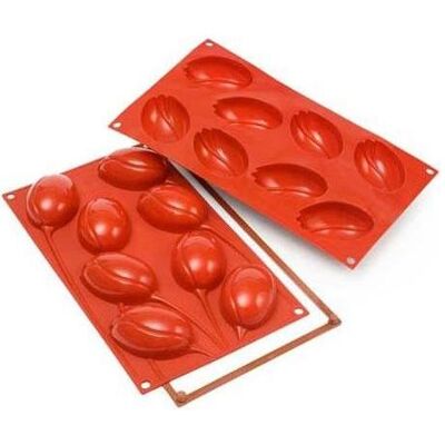 Silikomart 26.118.05.0063 SF 118 Tulip Silikonform - Silicone Mould Silikomart 26.118.05.0063 SF 118 Tulip Silikonform - Silicone Mould