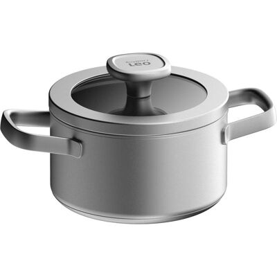 BergHoff Leo Recycled Kookpot + Deksel R, Pfanne + Kochtopf, Silber BergHoff Leo Recycled Kookpot + Deksel R, Pfanne + Kochtopf, Silber