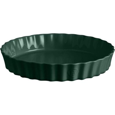 Emile Henry Taartvorm gekarteld hoog Ceder Ø32cm (10EH076032), Backform, Grün Emile Henry Taartvorm gekarteld hoog Ceder Ø32cm (10EH076032), Backform, Grün
