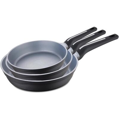 San Ignacio Set frying pan 202428 cm bistro grey, Pfanne + Kochtopf, Grau San Ignacio Set frying pan 202428 cm bistro grey, Pfanne + Kochtopf, Grau