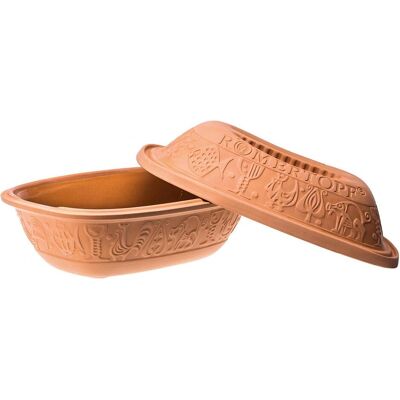 Römertopf - Mittlerer Bräter Klassik 4Pers - Braun - 4Pers - Casserole Römertopf - Mittlerer Bräter Klassik 4Pers - Braun - 4Pers - Casserole