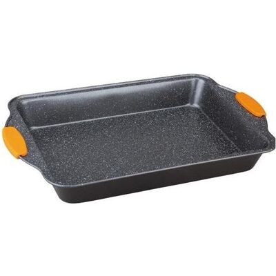 BerlingerHaus Granit Diamond Line Forma do pieczenia 40 cm BH/1139, Backform, Grau, Orange, Schwarz BerlingerHaus Granit Diamond Line Forma do pieczenia 40 cm BH/1139, Backform, Grau, Orange, Schwarz
