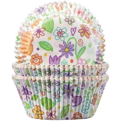Demmler Muffinförmchen - Blumenwiese - 60 Stück, Backform, Mehrfarbig Demmler Muffinförmchen - Blumenwiese - 60 Stück, Backform, Mehrfarbig