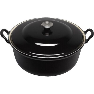 Le Creuset Creuset Faitout Braadpan 32 cm Ebbenzwart, Pfanne + Kochtopf, Schwarz Le Creuset Creuset Faitout Braadpan 32 cm Ebbenzwart, Pfanne + Kochtopf, Schwarz