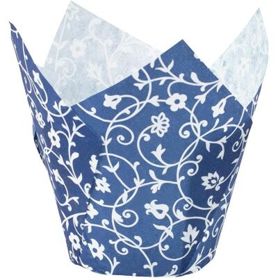 Demmler Muffin-Tulip-Wraps in FLOWP.FSC, Backform, Blau Demmler Muffin-Tulip-Wraps in FLOWP.FSC, Backform, Blau