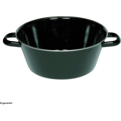 Riess 0370-22, Pfanne + Kochtopf, Schwarz Riess 0370-22, Pfanne + Kochtopf, Schwarz