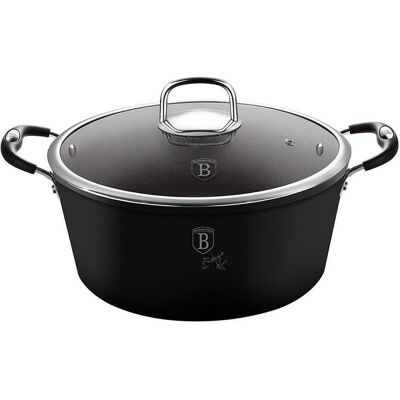 BerlingerHaus GRANITE POT 20cm BH-6122, Pfanne + Kochtopf, Schwarz BerlingerHaus GRANITE POT 20cm BH-6122, Pfanne + Kochtopf, Schwarz