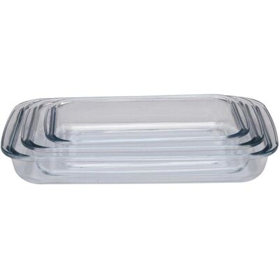 alpina Oven dish quare glass, Auflaufform, Transparent alpina Oven dish quare glass, Auflaufform, Transparent