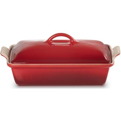 Le Creuset Auflaufform + Deckel TRADITION, Auflaufform, Rot Le Creuset Auflaufform + Deckel TRADITION, Auflaufform, Rot
