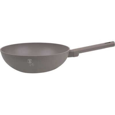 BerlingerHaus Design Wokpfanne, 28cm, taupe, Pfanne + Kochtopf, Braun BerlingerHaus Design Wokpfanne, 28cm, taupe, Pfanne + Kochtopf, Braun
