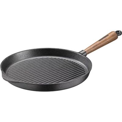 Skeppshult Gusseisen Grillpfanne 28 cm Walnuss, Pfanne + Kochtopf, Braun Skeppshult Gusseisen Grillpfanne 28 cm Walnuss, Pfanne + Kochtopf, Braun