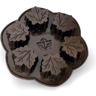 3x Nordic Ware Maple Leaf Pan, Backform 3x Nordic Ware Maple Leaf Pan, Backform