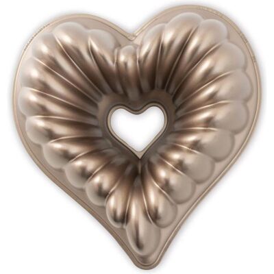 Nordic Ware Toffee Gugelhupf - Elegant Heart - Kuchenform Nordic Ware Toffee Gugelhupf - Elegant Heart - Kuchenform