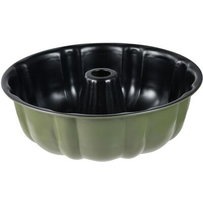 San Ignacio Carbon steel round oven mould, experto, olive green, ø25.5 x 8 cm, Backform, Grün San Ignacio Carbon steel round oven mould, experto, olive green, ø25.5 x 8 cm, Backform, Grün