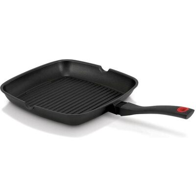 Beka Energy Grillpfanne antihaftbeschichtet, Höhe: 45 mm, Länge: 280 mm, Pfanne + Kochtopf, Schwarz Beka Energy Grillpfanne antihaftbeschichtet, Höhe: 45 mm, Länge: 280 mm, Pfanne + Kochtopf, Schwarz