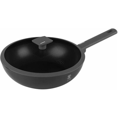 BerlingerHaus Haus Wok Bratpfanne Ø 28 cm mit Deckel Anthracite Collection, Pfanne + Kochtopf, Grau BerlingerHaus Haus Wok Bratpfanne Ø 28 cm mit Deckel Anthracite Collection, Pfanne + Kochtopf, Grau