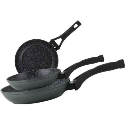 Fagor Pfanne SET STIM 3UDS Aluminium, Pfanne + Kochtopf, Schwarz Fagor Pfanne SET STIM 3UDS Aluminium, Pfanne + Kochtopf, Schwarz