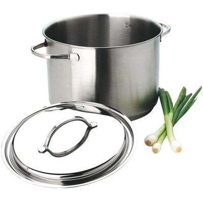 Demeyere Kochtopf Resto mit Deckel, Pfanne + Kochtopf, Silber Demeyere Kochtopf Resto mit Deckel, Pfanne + Kochtopf, Silber