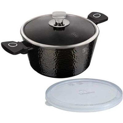 BerlingerHaus Casserole With Lid. 28 Cm. Primal Gloss, Pfanne + Kochtopf, Schwarz BerlingerHaus Casserole With Lid. 28 Cm. Primal Gloss, Pfanne + Kochtopf, Schwarz