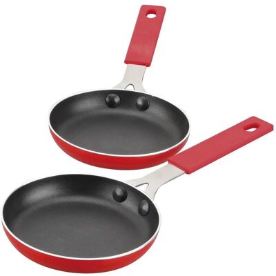 Jata R266 2 small fring pan for AC266, Pfanne + Kochtopf, Rot Jata R266 2 small fring pan for AC266, Pfanne + Kochtopf, Rot