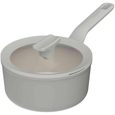 BergHoff Covered saucepan non-stick Balance Moonmist 18cm, Pfanne + Kochtopf, Grau, Beige BergHoff Covered saucepan non-stick Balance Moonmist 18cm, Pfanne + Kochtopf, Grau, Beige
