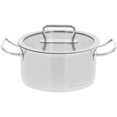 Demeyere Diverto 3 Edelstahl Kochtopf - 18cm 2L - Für Induktion geeignet Demeyere Diverto 3 Edelstahl Kochtopf - 18cm 2L - Für Induktion geeignet