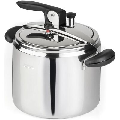 Barazzoni Schnellkochtopf 7L Amelia +, Pfanne + Kochtopf, Schwarz, Silber Barazzoni Schnellkochtopf 7L Amelia +, Pfanne + Kochtopf, Schwarz, Silber