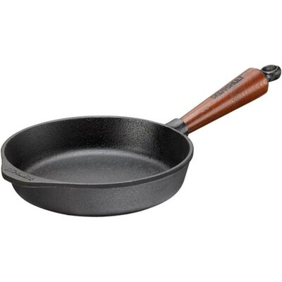 Skeppshult Gusseisen Pfanne 20 cm Buchegriff, Pfanne + Kochtopf Skeppshult Gusseisen Pfanne 20 cm Buchegriff, Pfanne + Kochtopf
