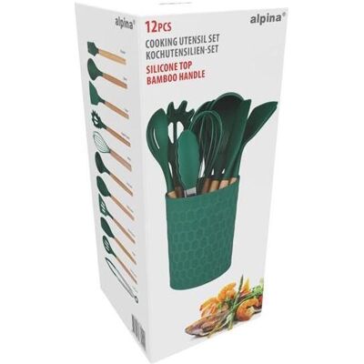 alpina Cooking Utensil Sets 12pc/set, Kochbesteck, Grün alpina Cooking Utensil Sets 12pc/set, Kochbesteck, Grün