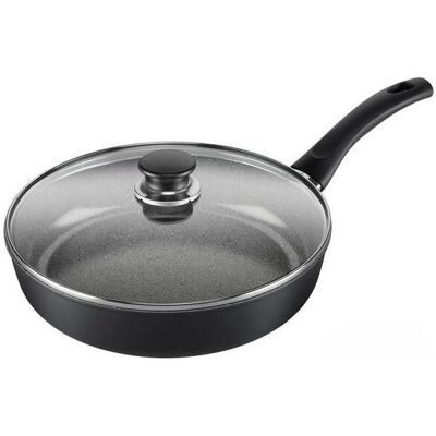 Ballarini Schmorpfanne Bari Ø 28 cm mit Deckel Ceraforce black PFAS-frei, Pfanne + Kochtopf, Grau Ballarini Schmorpfanne Bari Ø 28 cm mit Deckel Ceraforce black PFAS-frei, Pfanne + Kochtopf, Grau