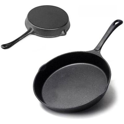 Kinghoff 26cm Gusseisenpfanne - Robust & Für Alle Herde Kinghoff 26cm Gusseisenpfanne - Robust & Für Alle Herde