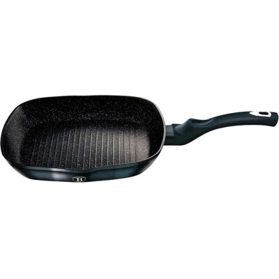 BerlingerHaus GRANITE GRILL 28 cm AQUAMARINE BH-1873, Pfanne + Kochtopf, Schwarz BerlingerHaus GRANITE GRILL 28 cm AQUAMARINE BH-1873, Pfanne + Kochtopf, Schwarz