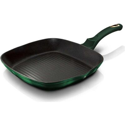 BerlingerHaus TITANI GRILL 28cm BH-6051 EMERALD, Pfanne + Kochtopf, Schwarz, Grün BerlingerHaus TITANI GRILL 28cm BH-6051 EMERALD, Pfanne + Kochtopf, Schwarz, Grün