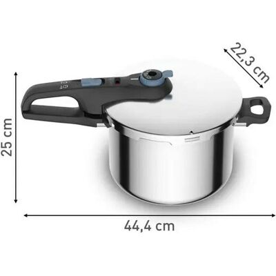 Tefal Secure Trendy 6L Schnellkochtopf - Edelstahlkorb Tefal Secure Trendy 6L Schnellkochtopf - Edelstahlkorb