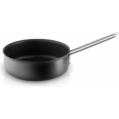 Eva Solo Black Line Sauteuse - 24 cm - keramischer Slip-Let-antihaftbeschichtung, Pfanne + Kochtopf, Schwarz Eva Solo Black Line Sauteuse - 24 cm - keramischer Slip-Let-antihaftbeschichtung, Pfanne + Kochtopf, Schwarz