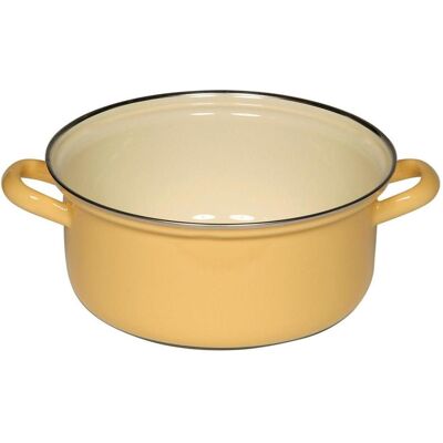 Riess 0280-6, Pfanne + Kochtopf, Gelb Riess 0280-6, Pfanne + Kochtopf, Gelb