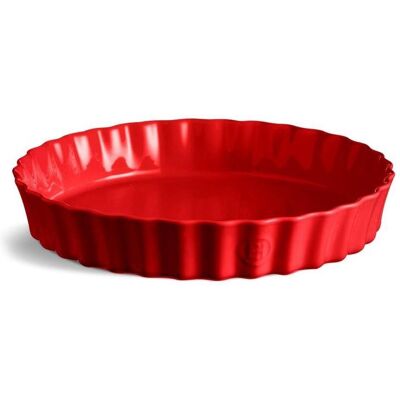 Emile Henry Burgundy Tiefe Tarteform 32cm - Tarte Form Emile Henry Burgundy Tiefe Tarteform 32cm - Tarte Form