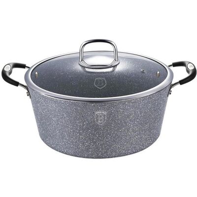 BerlingerHaus GRANITE POT 28cm BH-1153 STONE TOUCH, Pfanne + Kochtopf, Grau BerlingerHaus GRANITE POT 28cm BH-1153 STONE TOUCH, Pfanne + Kochtopf, Grau