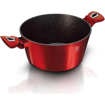 BerlingerHaus GRANITE POT 30cm BH-6192 BURGUNDY, Pfanne + Kochtopf, Rot BerlingerHaus GRANITE POT 30cm BH-6192 BURGUNDY, Pfanne + Kochtopf, Rot