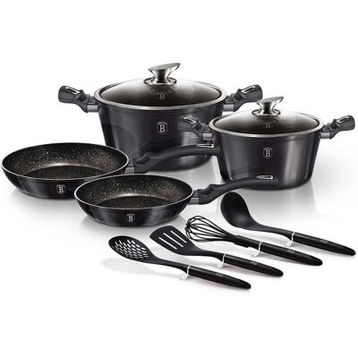 BerlingerHaus Pot Set, Pfanne + Kochtopf, Grau BerlingerHaus Pot Set, Pfanne + Kochtopf, Grau