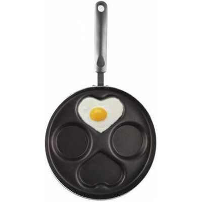 Ambition Frying pan for eggs ILAG Basic 26cm, Pfanne + Kochtopf, Schwarz Ambition Frying pan for eggs ILAG Basic 26cm, Pfanne + Kochtopf, Schwarz