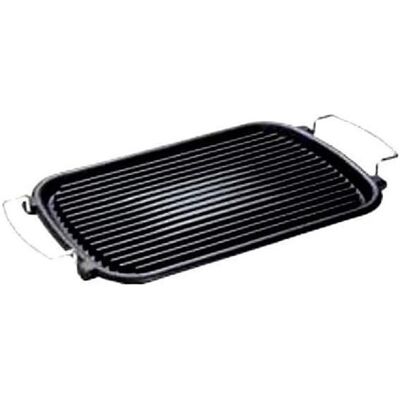 Ilsa Atollo Rechteckige Grillpfanne, Gusseisen, Anthrazit, Pfanne + Kochtopf, Grau Ilsa Atollo Rechteckige Grillpfanne, Gusseisen, Anthrazit, Pfanne + Kochtopf, Grau