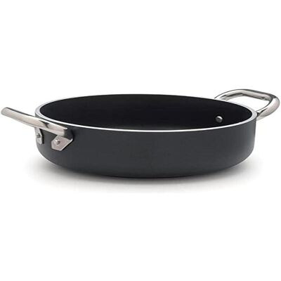 Agnelli Schwarz Aluminium Induktion Casserole - Antihaft 28cm Agnelli Schwarz Aluminium Induktion Casserole - Antihaft 28cm